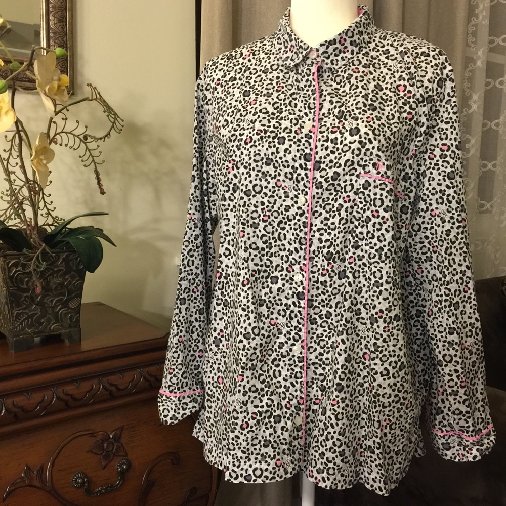Victoria's Secret Button Down Sleepshirt - XL/TG